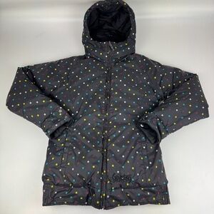 Burton Dryride Womens Size M Bliss Down Jacket Reversible Black Ski Snowboard